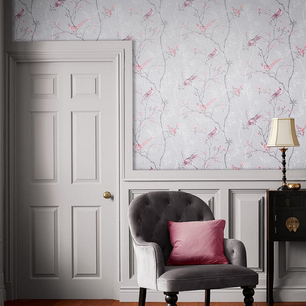 Tori Wallpaper 105768 by Graham & Brown in Mist Purple